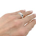 52 Solitaire ring in white gold, 1,14 carat diamond. 58 Facettes 32053