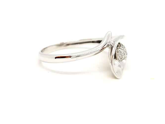 Bague 53 Bague Or blanc Diamant 58 Facettes 720132CN