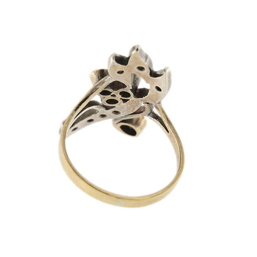 Bague 53 Bague vintage diamants et saphirs 58 Facettes 31154