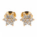 Earrings Puces Earrings Yellow gold diamond 58 Facettes 2394626CN