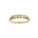 Bague 55 Demi alliance 7 diamants 58 Facettes 14984