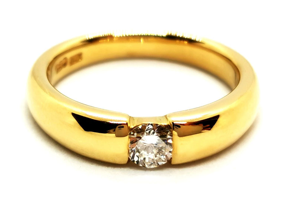 Bague 52 Bague Solitaire Or jaune Diamant 58 Facettes 1610151CN