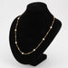 Necklace Gold necklace with cultured pearls and gold spindles 58 Facettes 21-583