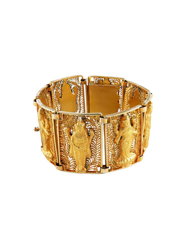 Bracelet Bracelet Manchette motifs Hindous 58 Facettes