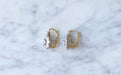 Boucles d'oreilles Boucles d'oreilles marguerite diamants 58 Facettes