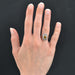 Ring 52 Art deco yellow sapphire and diamond ring 58 Facettes 22-222