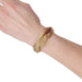 Bracelet Yellow gold braid bracelet. 58 Facettes 32608