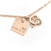 Collier Ginette NY Collier Or rose 58 Facettes 2200699CN