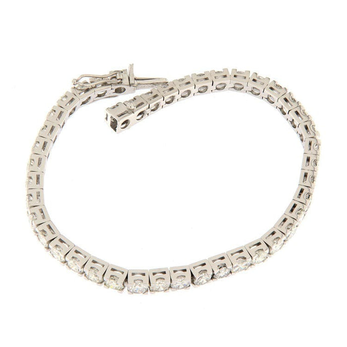 Bracelet Bracelet tennis en or blanc avec diamants taille brillant 9,13 ct 58 Facettes G3260