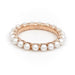 Ring 54 Ginette NY Ring Alliance Maria Pink gold Pearl 58 Facettes 2393884CN