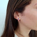Multicolored Sapphire Diamond Hoop Earrings 58 Facettes