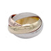 Ring 57 Cartier “Trinity” ring in 3 golds, large model. 58 Facettes 32543
