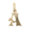 Pendentif Breloque en or Lettre A 58 Facettes 12-077A