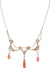 Collier COLLIER DRAPERIE ANCIEN CORAIL ET DIAMANT 58 Facettes 076131