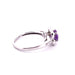 Ring 52 Mauboussin ring “Desirez Amour” white gold, amethyst and diamonds 58 Facettes