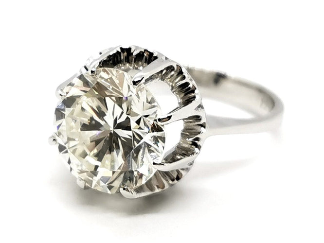Bague 48 Bague Solitaire Or blanc Diamant 58 Facettes 1505946CN