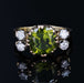 Ring 54 Old peridot and diamond ring 58 Facettes 23-141