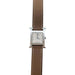Watch Hermès watch, “Heure H”, steel on leather. 58 Facettes 31473