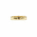Ring 52 Solitaire - Gold & princess diamond 58 Facettes 220336R