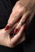 Ring 48 Pearl ring yellow gold pearl 58 Facettes 2432036CN