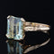 Bague 65 Bague tourmaline menthe à l'eau et or ancienne 58 Facettes 21-552
