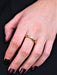 Ring 58.5 Alliance Ring Yellow Gold Diamond 58 Facettes 1806848CN