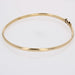 Bracelet Yellow gold oval bangle bracelet 58 Facettes CVBR37