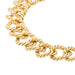 Bracelet Twisted mesh bracelet Yellow gold 58 Facettes 2270603CN
