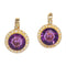 Boucles d'oreilles Boucles d'oreilles améthyste perles 58 Facettes 23240-0487