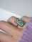 Bague Bague damier émeraude et diamants 58 Facettes