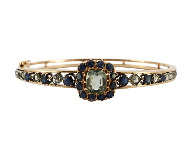 Bracelet Bracelet "Joséphine" Or jaune Améthyste Diamants Saphirs 58 Facettes BO/230034 STA