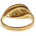 Ring 55 Gold ring with diamonds 58 Facettes 16021-0094