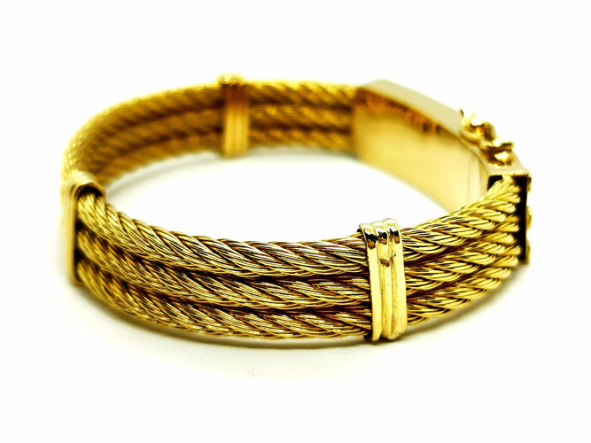 Bracelet Bracelet Manchette Or jaune 58 Facettes 1186411CN