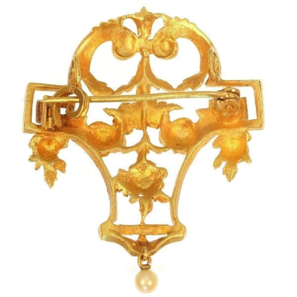 Broche Broche/pendentif or jaune 58 Facettes 16333-0027