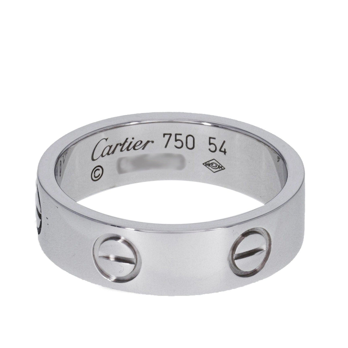 Bague CARTIER Love en Or Blanc 750 1000 7943353827542 58 Facettes