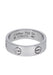 Ring 54 CARTIER Love Ring in 750/1000 White Gold 58 Facettes 62271-58265