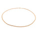 Necklace Curb link necklace Yellow gold 58 Facettes 1751324CN