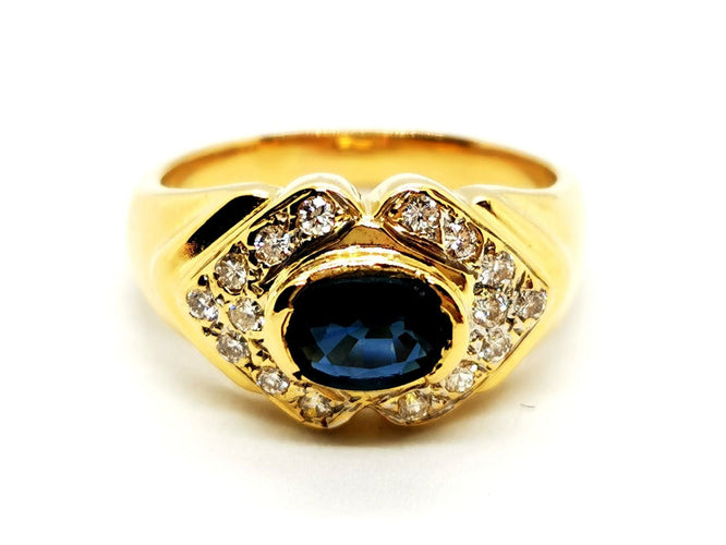 Bague 46 Bague Or jaune Saphir 58 Facettes 1186458CN