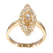Bague 59 Bague vintage antique en forme de marquise de diamants 58 Facettes 23271-0585