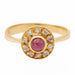 Bague 45 bague Or jaune Rubis 58 Facettes 2528385CN