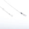 Collier Collier Pendentif Solitaire or blanc 58 Facettes JE703