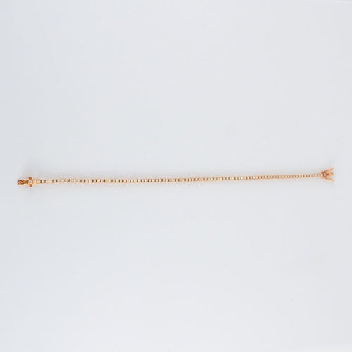 Bracelet Bracelet Rivière de diamants or rose 58 Facettes