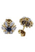 MODERN SAPPHIRE AND DIAMOND STUD EARRINGS 58 Facettes 059881