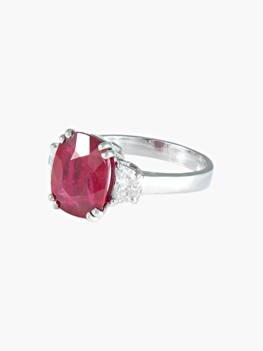 Bague Bague Rubis Diamants 58 Facettes