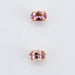 Earrings Yellow gold & pink sapphire earrings 58 Facettes