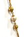 Necklace Antique long necklace, yellow gold and cultured pearls 58 Facettes