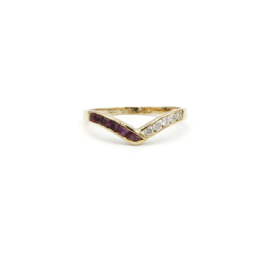 Ring Ring - Gold, diamonds & rubies 58 Facettes 230171R
