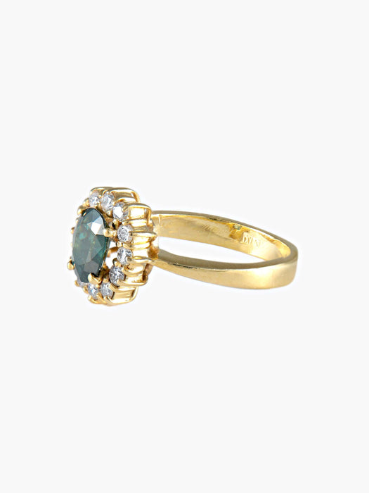 Bague 52 Bague Marguerite Saphir et Diamants 58 Facettes