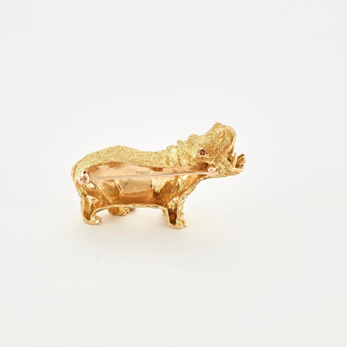 Broche TIFFANY & CO – Broche Hippopotame 58 Facettes