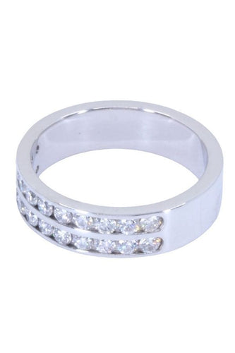 Bague BAGUE MODERNE DIAMANTS 58 Facettes 066971